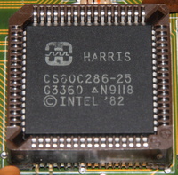 Harris CS80C286-25 im Sockel