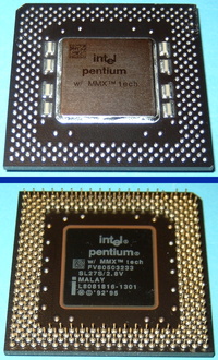 Pentium MMX 233 (Metall-/Kunststoffgehäuse)