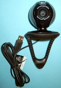 Webcam, Anschluss an USB