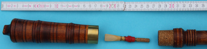 double-reed for renaissance soprano rauschpfeiff