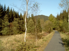 Innerstetalradweg, Blick auf den Bielstein