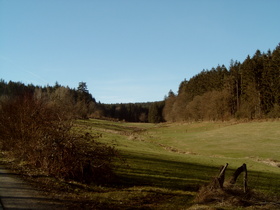 der Schlingenbach oberhalb von Abbecke