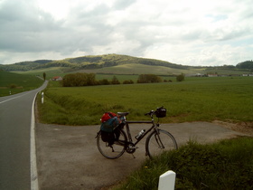 Blick auf Bornhagen und den Höheberg