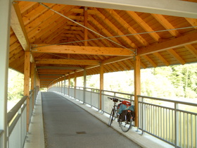 Brücke über die Fulda im Zuge des Fulda-Radweges