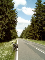 Dach der Tour: Große Blöße / L549, Blick nach Osten