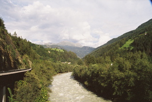 der Inn südlich von Landeck