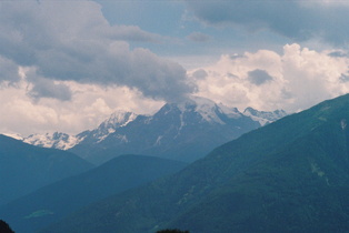 Zoom auf die beiden Berge