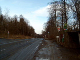 leider schon Dach der Tour: Nienstedter Pass, Passhöhe