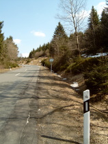 Steile Wand, Straße zwischen Altenau und Torfhaus