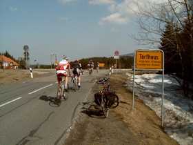 reger Fahrradverkehr und warm genug für kurze Klamotten