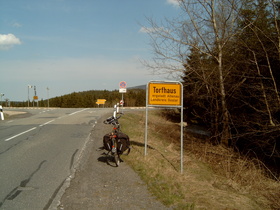 Torfhaus, westliche Ortseinfahrt