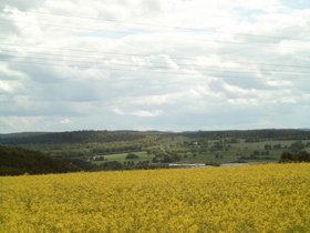 Blick von Norden auf das Sauerland