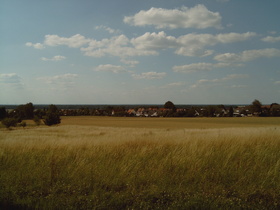 Blick nach Nordwesten in die Norddeutsche Tiefebene