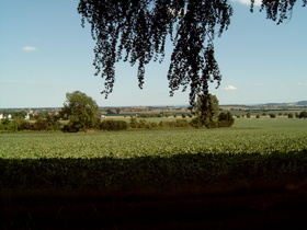 Blick nach Südosten Richtung Harz