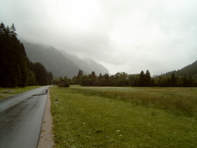 im Leutaschtal immer noch Schietwetter