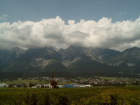 Sturm bei Hall in Tirol