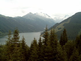 Speicher Durlaßboden, Roßkopf, Wildkarspitze und Reichenspitze