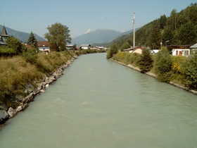 die Salzach in Mittersill