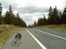 Dach der Tour: B242 zwischen Sonnenberg und Stieglitzecke