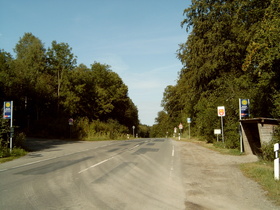 Nienstedter Pass, Passhöhe