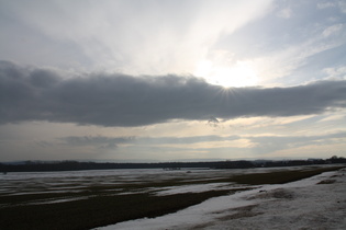 bei Meiers Mühle: Blick auf den Deister