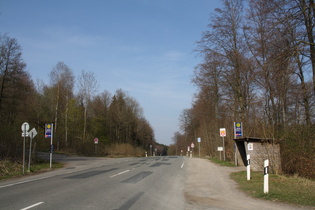 Nienstedter Pass, Passhöhe