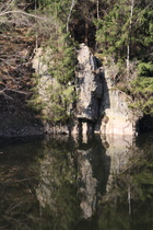 Zoom auf die Felsen