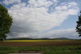 zwischen Rodenberg und Lauenau, Blick auf den Deister