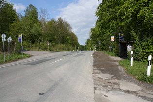 Nienstedter Pass, Passhöhe