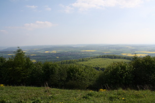 Köterberg: Blick nach Süden auf Fürstenau