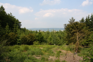 Blick von der Süntelstraße auf den Deister