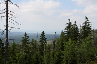 Blick nach Nordwesten Richtung Norddeutsche Tiefebene