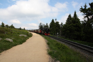 die dampfbespannte Brockenbahn