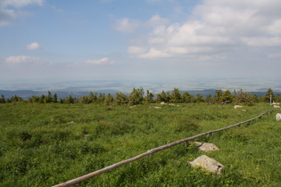 Brockengipfel: Blick Richtung Norden