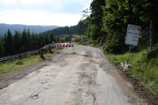 Baustelle, Sanierung der Brockenstraße