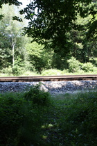 inoffizieller Bahnübergang zwischen Linsburg und Stöckse