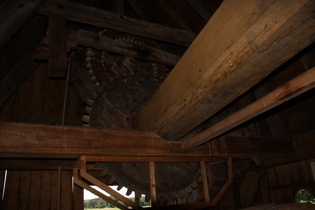 Bockwindmühle Dudensen, Steinboden: Sackaufzug