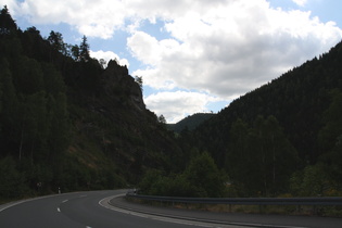 Rabowklippe im Okertal, am späten Vormittag
