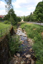 die Große Oker in Altenau, Blick flussabwärts