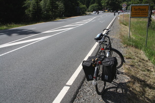 Torfhaus, östlicher Ortseingang an der B4