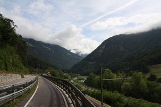 kurz nach dem Start im Pustertal