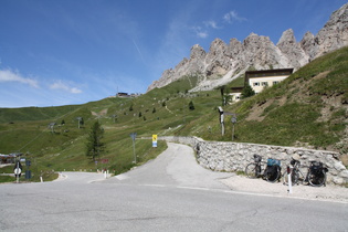 Grödnerjoch, Passhöhe