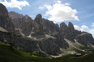 Sellagruppe, Westflanke