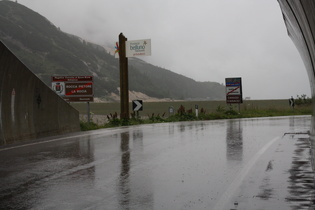 Lago di Fedaia, Oststaumauer, Talseite