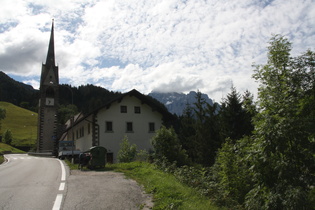 Passo Falzarego, Südwestrampe, knapp oberhalb Caprile