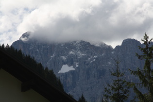 am Tag davor fiel dort oben Schnee statt Regen