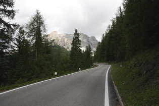 Passo di Falzarego, Südwestrampe