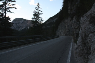 Passo Cimabanche, Südrampe