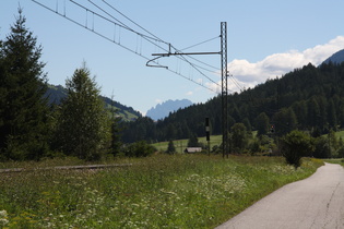 Drauradweg östlich von Toblach, Blick nach Osten