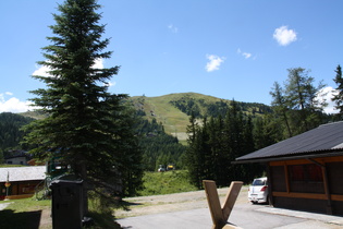 Katschberghöhe, Ort; Blick auf den Tschaneck